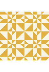 Windham Fabrics Perfect Points, Windham Star in Yellow, Fabric Half-Yards
