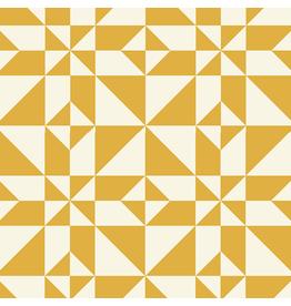 Windham Fabrics Perfect Points, Windham Star in Yellow, Fabric Half-Yards