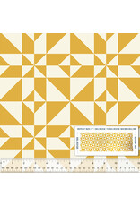 Windham Fabrics Perfect Points, Windham Star in Yellow, Fabric Half-Yards
