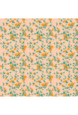 Heather Ross Heather Ross By Hand, Mousy Floral in Blush, Fabric Half-Yards Heather Ross Heather Ross By Hand, Mousy Floral in Blush, Fabric Half-Yards