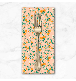 PD's Heather Ross Collection Heather Ross By Hand, Mousy Floral in Blush, Dinner Napkin