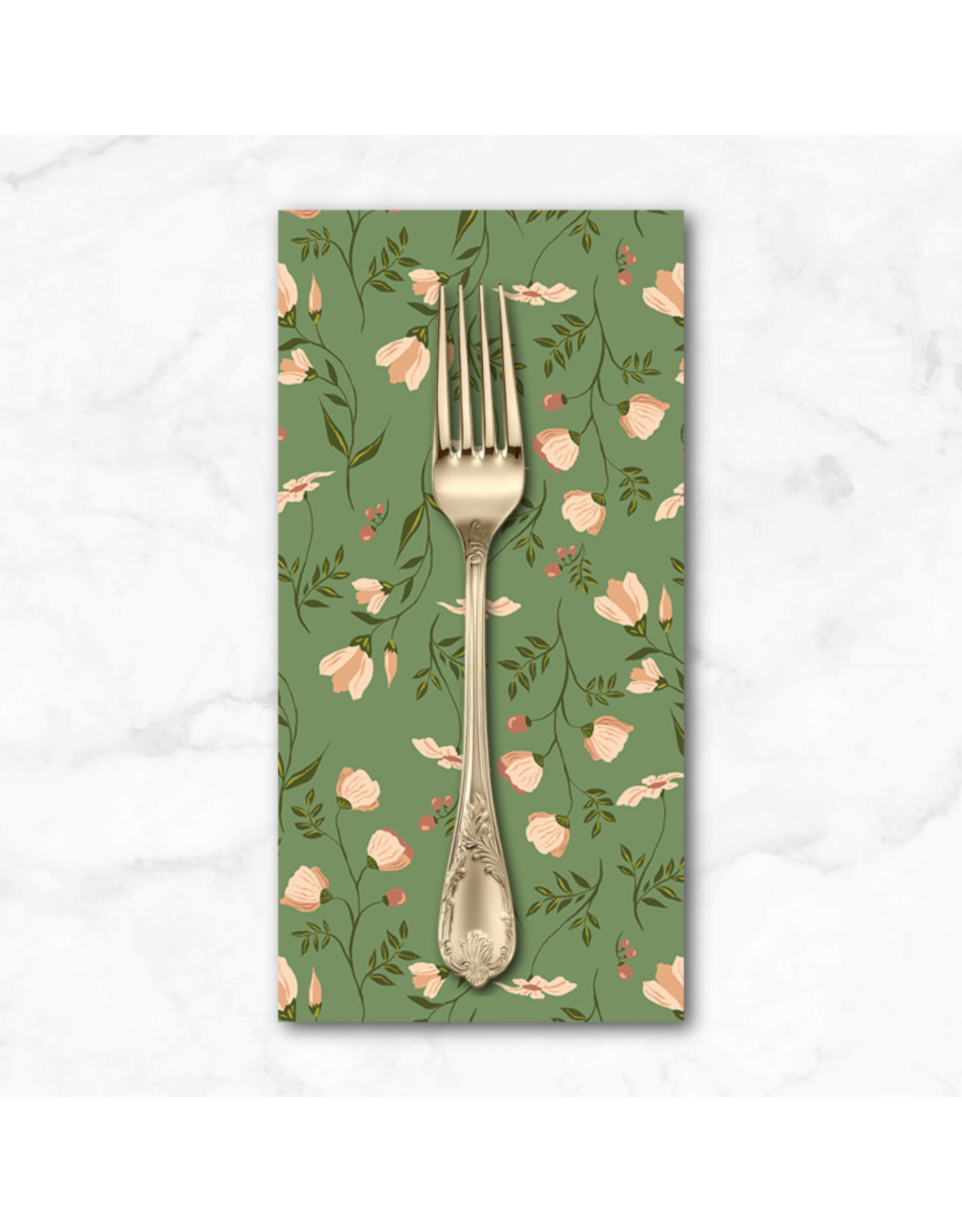 PD's Monaluna Collection Under the Canopy, Wildflower in Sage, Dinner Napkin