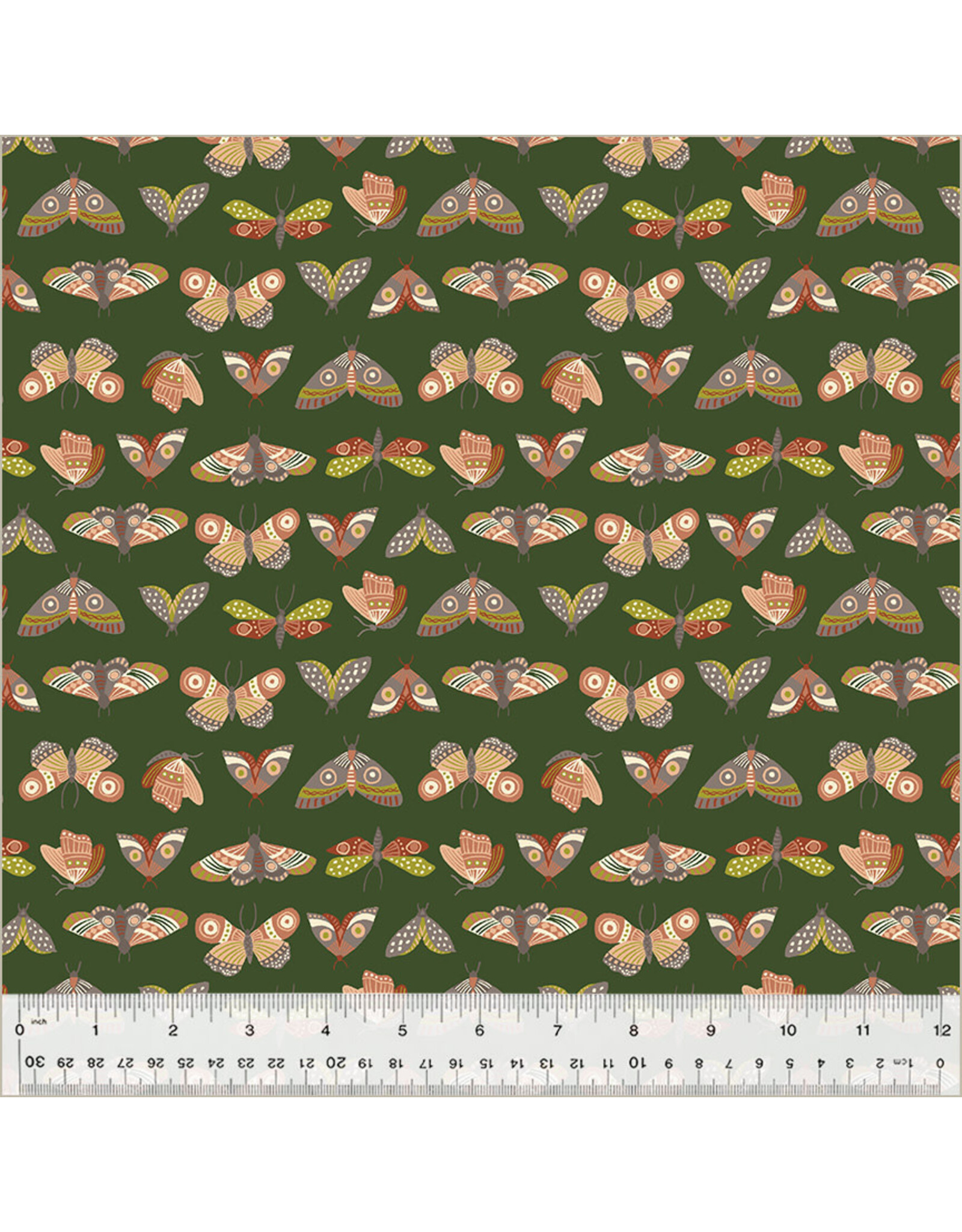 PD's Monaluna Collection Under the Canopy, Moonlit Moths in Forest, Dinner Napkin