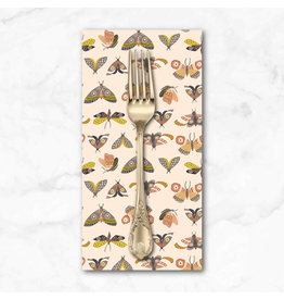 PD's Monaluna Collection Under the Canopy, Moonlit Moths in Blush, Dinner Napkin