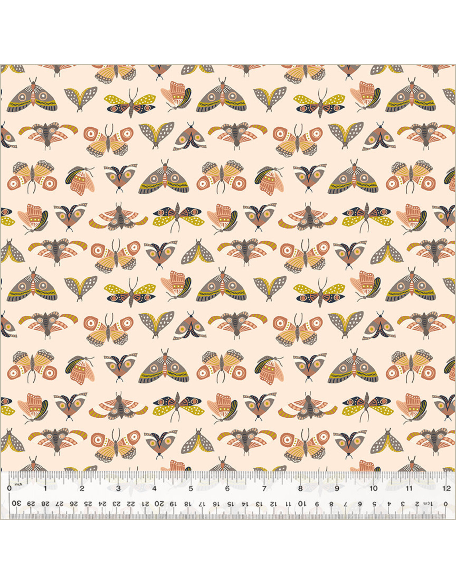 PD's Monaluna Collection Under the Canopy, Moonlit Moths in Blush, Dinner Napkin