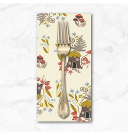 PD's Monaluna Collection Under the Canopy, Under the Ferns in Ivory, Dinner Napkin