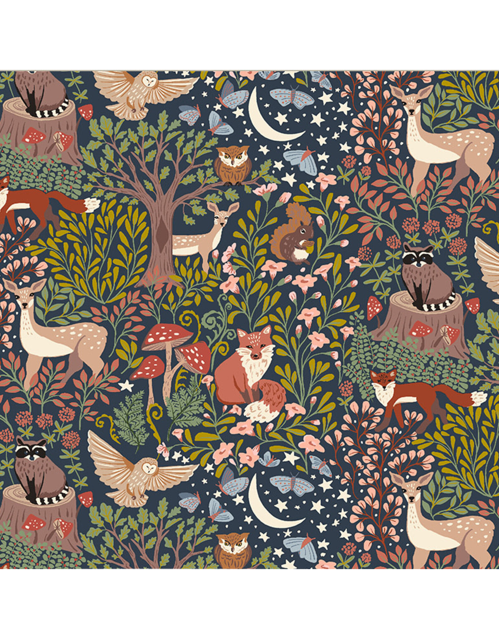 Monaluna Under the Canopy, Enchanted in Night, Fabric Half-Yards