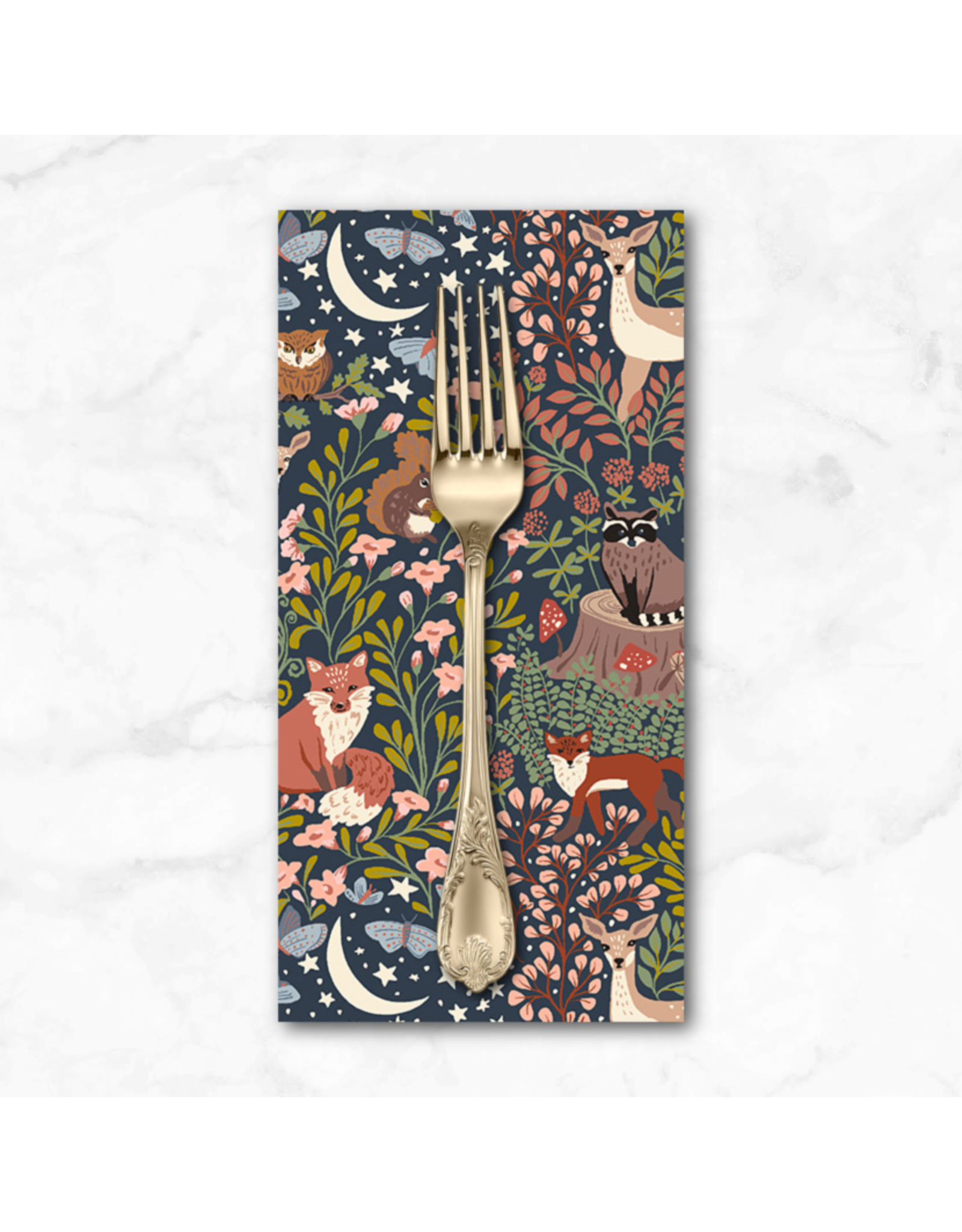 PD's Monaluna Collection Under the Canopy, Enchanted in Night, Dinner Napkin