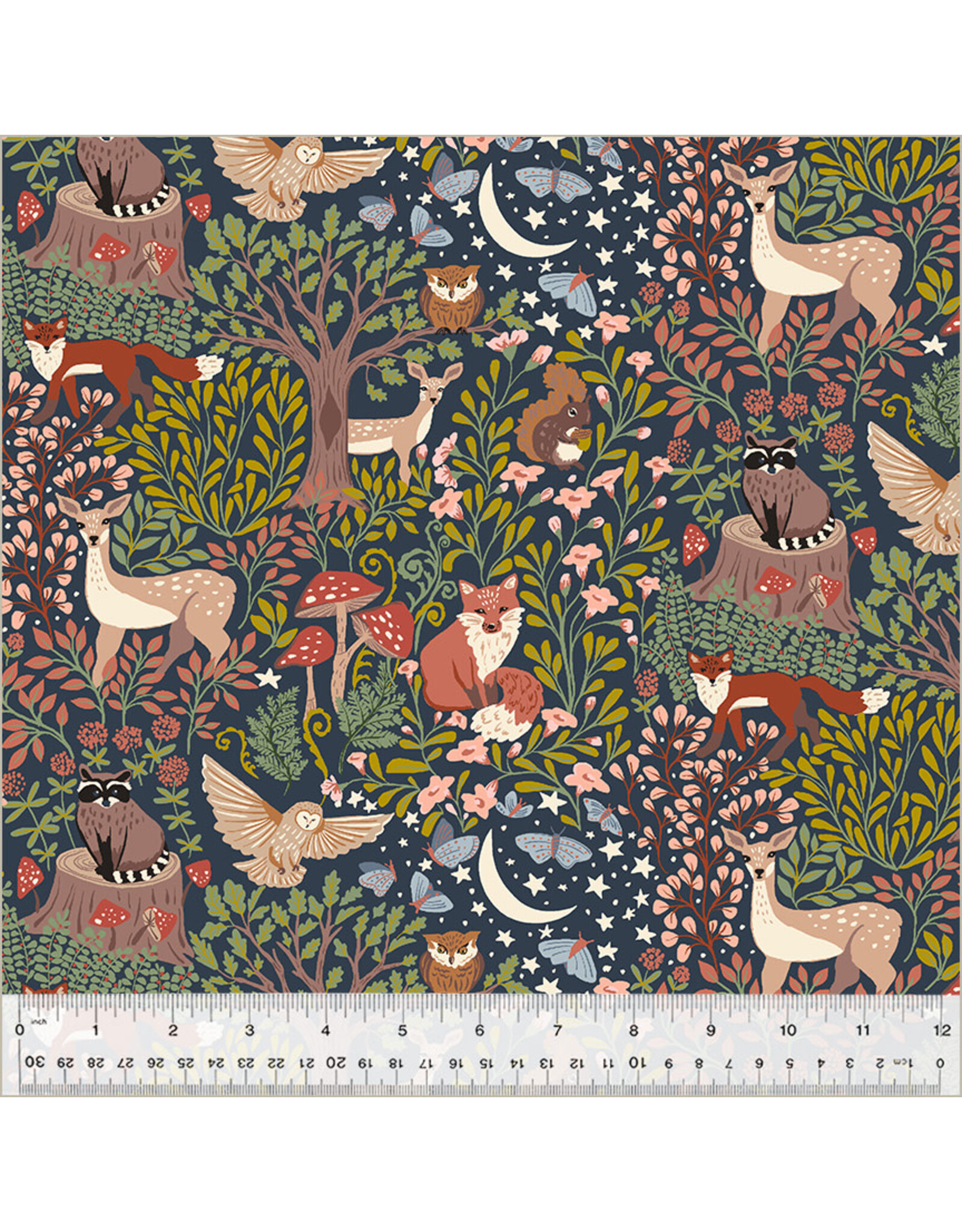 PD's Monaluna Collection Under the Canopy, Enchanted in Night, Dinner Napkin