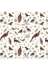 PD's Boccaccini Meadows Collection Nature Trail, Birds in Cream, Dinner Napkin PD's Boccaccini Meadows Collection Nature Trail, Birds in Cream, Dinner Napkin