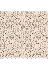 PD's Boccaccini Meadows Collection Nature Trail, Garden in Cream, Dinner Napkin