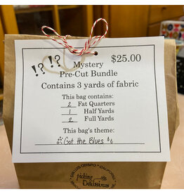 PD ON SALE- "Got the Blues" Mystery Pre-Cut Bundle - Contains 3 Yards