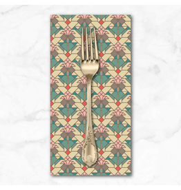 PD's Frank Lloyd Wright Collection April Showers, Coonley Tulip in Desert, Dinner Napkin