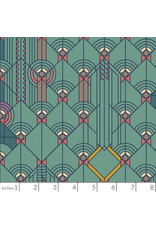 Frank Lloyd Wright April Showers in Desert, Fabric Half-Yards Frank Lloyd Wright April Showers in Desert, Fabric Half-Yards