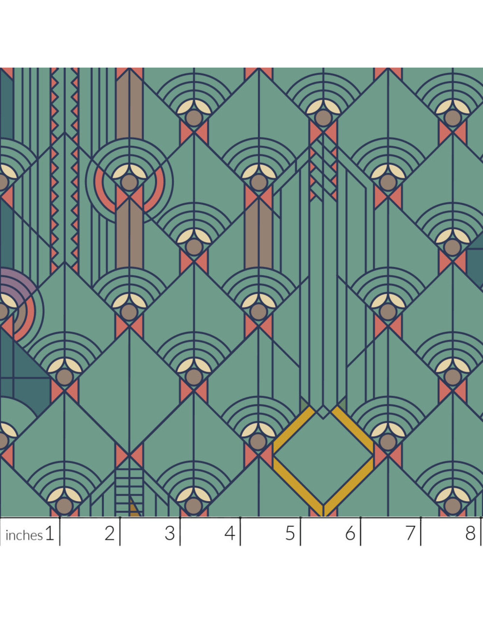 Frank Lloyd Wright April Showers in Desert, Fabric Half-Yards