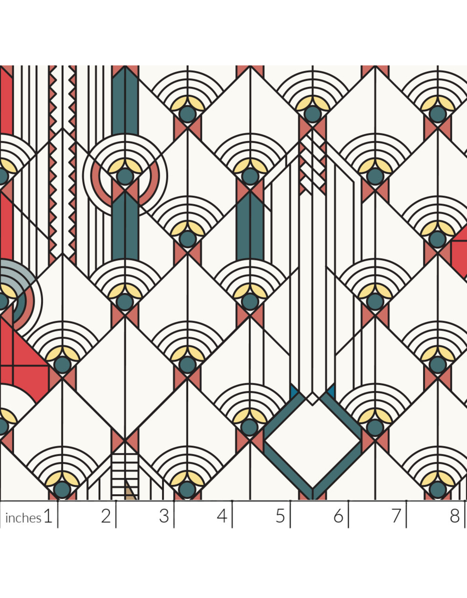 Frank Lloyd Wright April Showers in Bright, Fabric Half-Yards