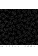 Henry Glass Fabrics Back in Black, Chrysanthemum in Black on Black, Fabric Half-Yards Henry Glass Fabrics Back in Black, Chrysanthemum in Black on Black, Fabric Half-Yards