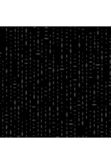 Henry Glass Fabrics Back in Black, Diamonds in Black on Black, Fabric Half-Yards