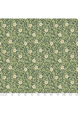 Northcott Ornithology, Floweret in Dark Green Multi, Fabric Half-Yards