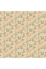 Northcott Ornithology, Love Story in Peach Multi, Fabric Half-Yards