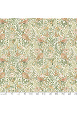 Northcott Ornithology, Pheasant Grove in Cream Multi, Fabric Half-Yards