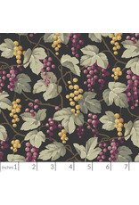 Laundry Basket Quilts ON SALE - 5 YARD CUT, English Garden, Currants in Licorice