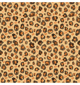 Windham Fabrics ON SALE - 5 YARD CUT, Wild Wander, Jungle Spots in Amber