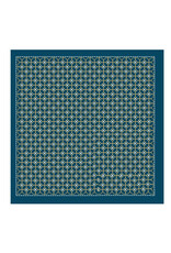 Japan Import Sashiko Cloth, Asagao in Navy, H-2046