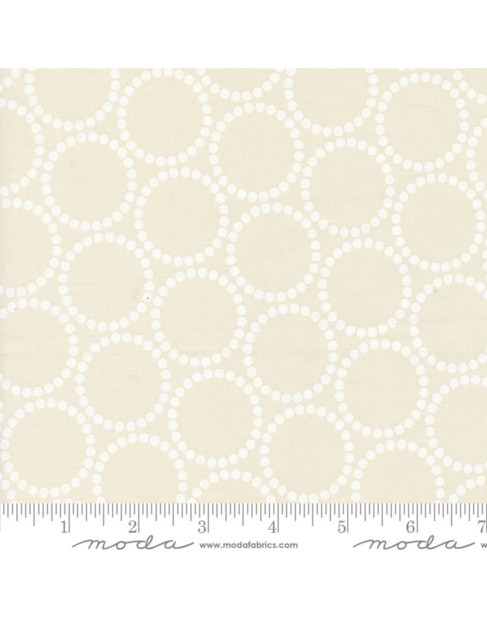 Lizzy House Love Letter, Pearl Bracelet in Eggshell White, Fabric Half-Yards