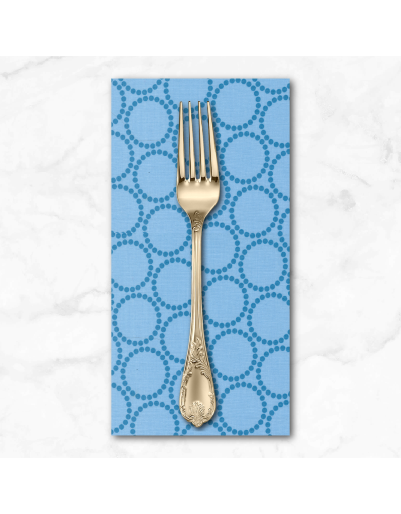 PD's Lizzy House Collection Love Letter, Pearl Bracelet in Blue Skies, Dinner Napkin