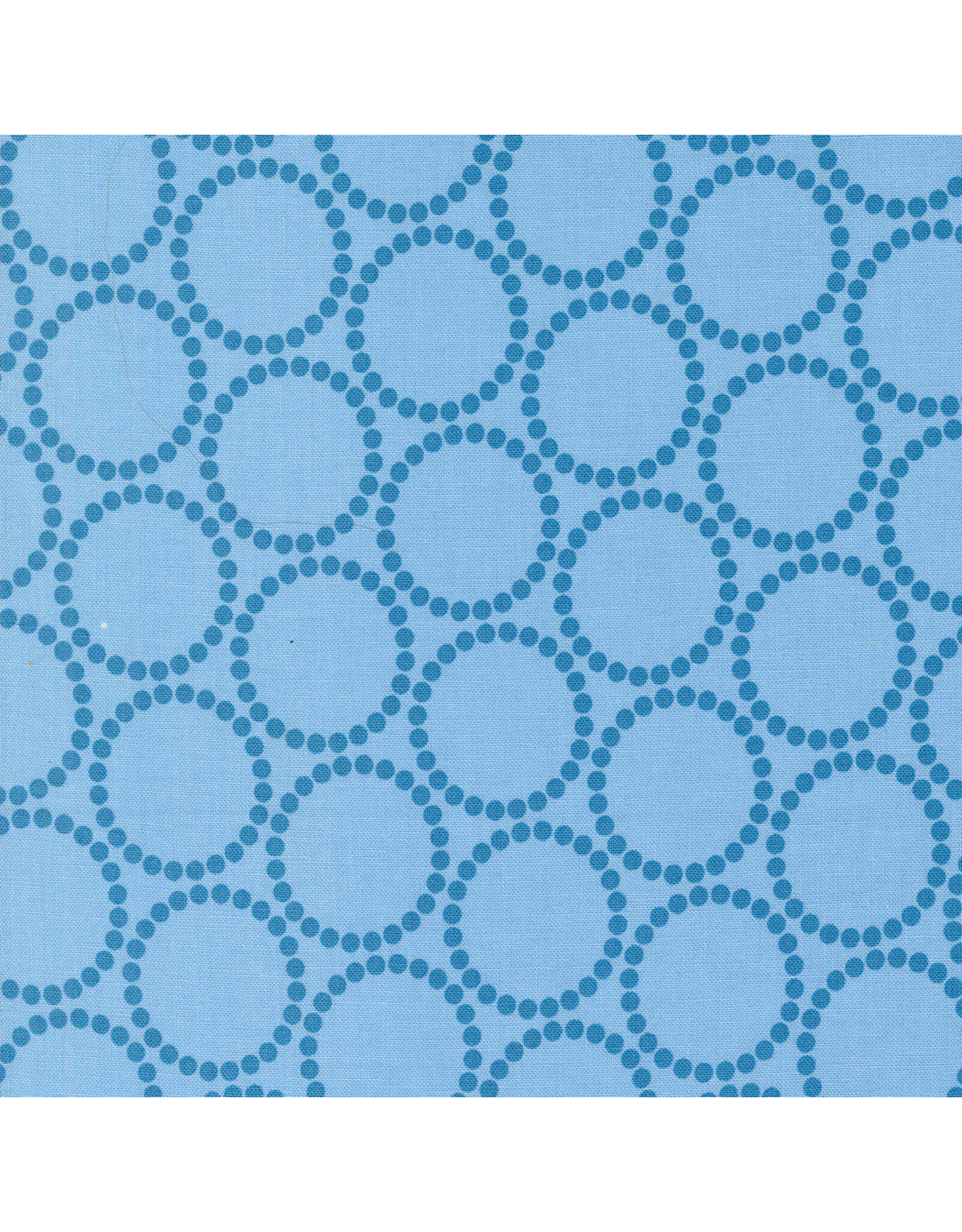 Lizzy House Love Letter, Pearl Bracelet in Blue Skies, Fabric Half-Yards