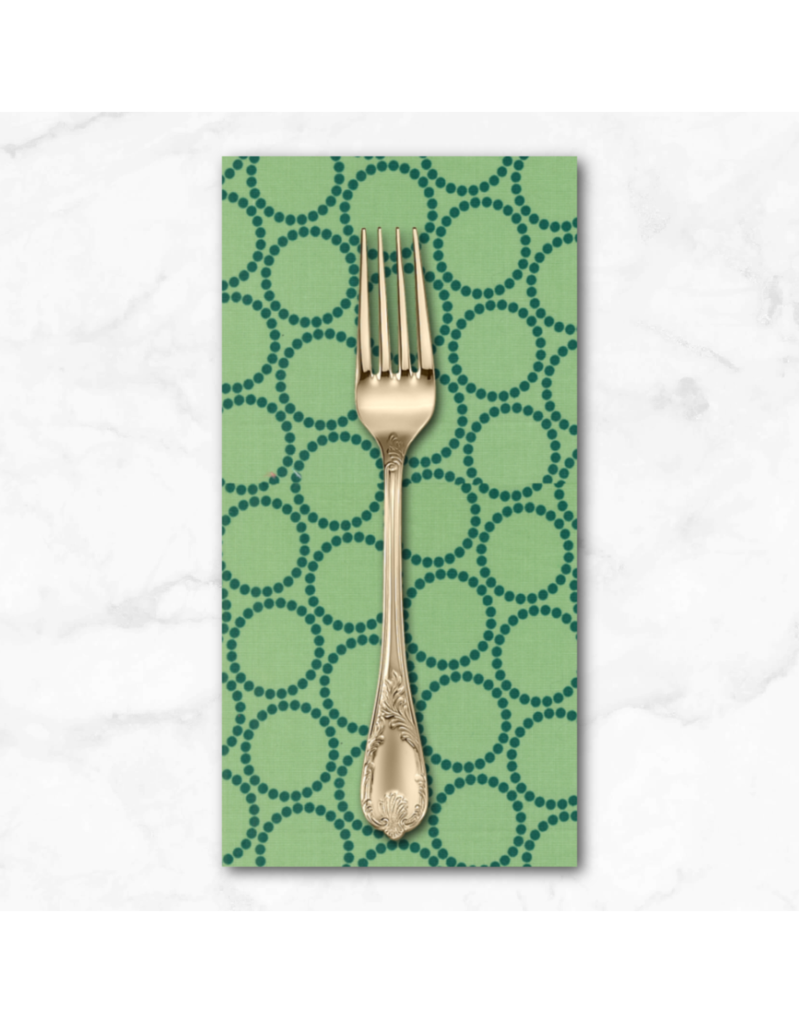 PD's Lizzy House Collection Love Letter, Pearl Bracelet in Cucumber, Dinner Napkin