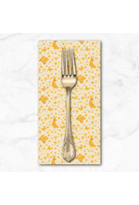 PD's Lizzy House Collection Love Letter, Wonder in Eggshell Golden, Dinner Napkin
