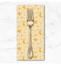 PD's Lizzy House Collection Love Letter, Wonder in Eggshell Golden, Dinner Napkin
