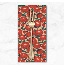 PD's Lizzy House Collection Love Letter, November in Peach, Dinner Napkin