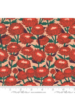 PD's Lizzy House Collection Love Letter, November in Peach, Dinner Napkin