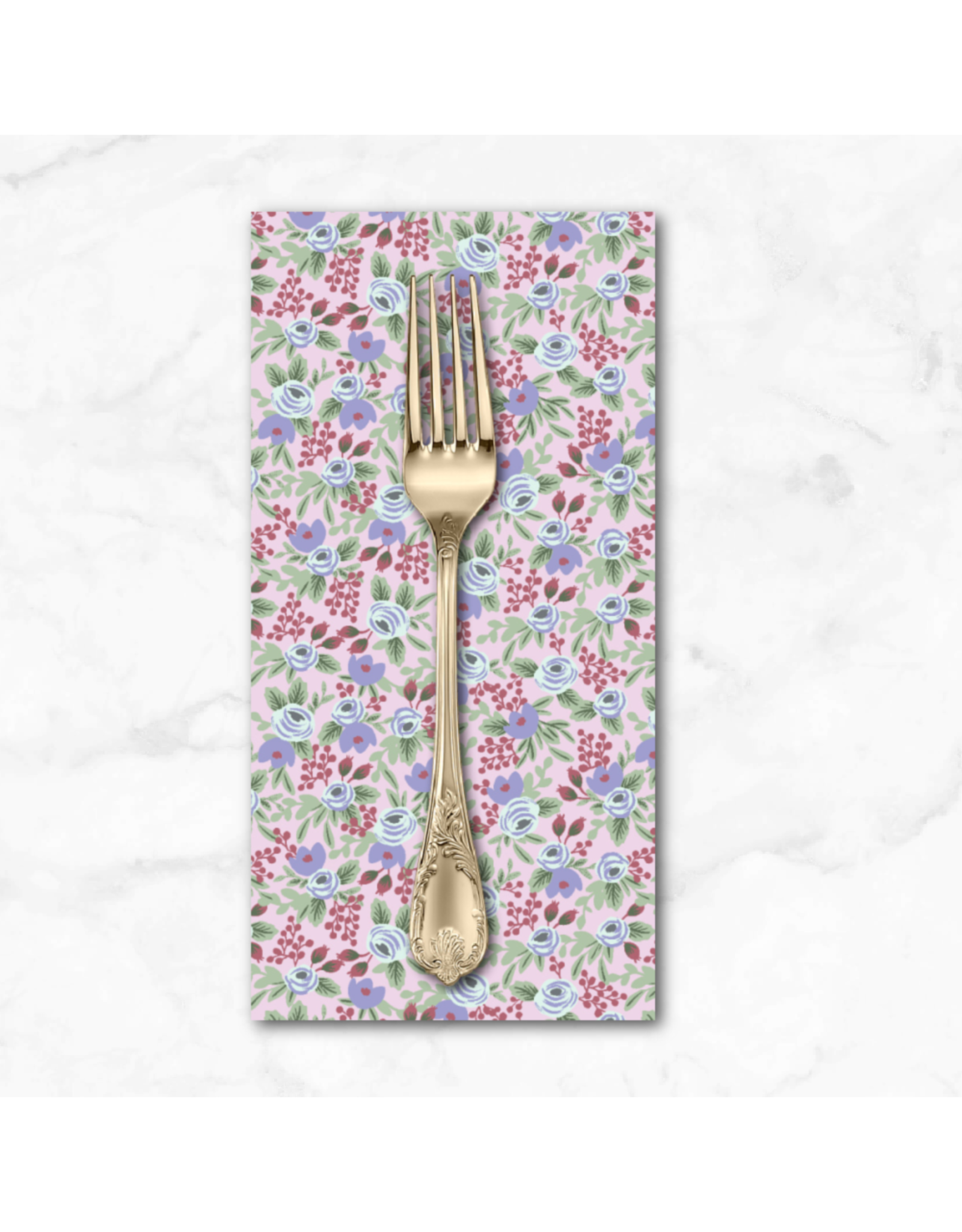 PD's Rifle Paper Co Collection Easter, Garden Party Rosa in Lilac, Dinner Napkin
