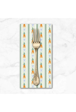 PD's Rifle Paper Co Collection Easter, Carrot Patch in Mint, Dinner Napkin PD's Rifle Paper Co Collection Easter, Carrot Patch in Mint, Dinner Napkin