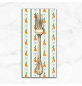 PD's Rifle Paper Co Collection Easter, Carrot Patch in Mint, Dinner Napkin
