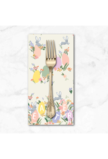 PD's Rifle Paper Co Collection Easter, Hoppy Easter in Cream, Dinner Napkin