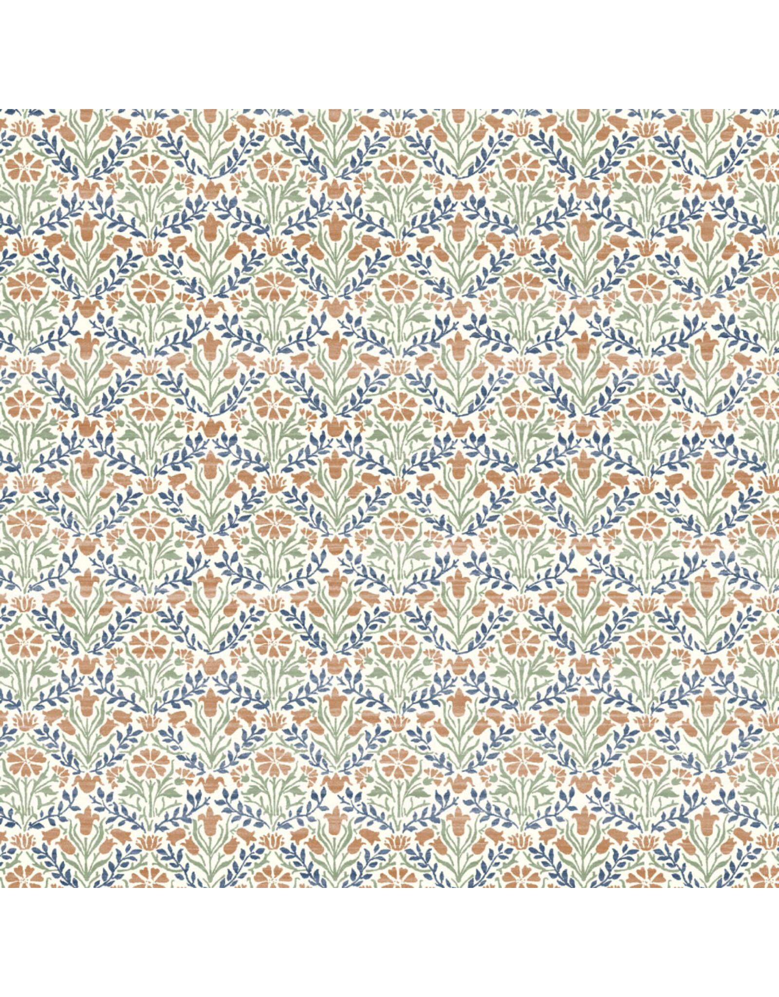 William Morris & Co. Cotton Lawn, Bexleyheath, Bellflowers in Multi, Fabric Half-Yards