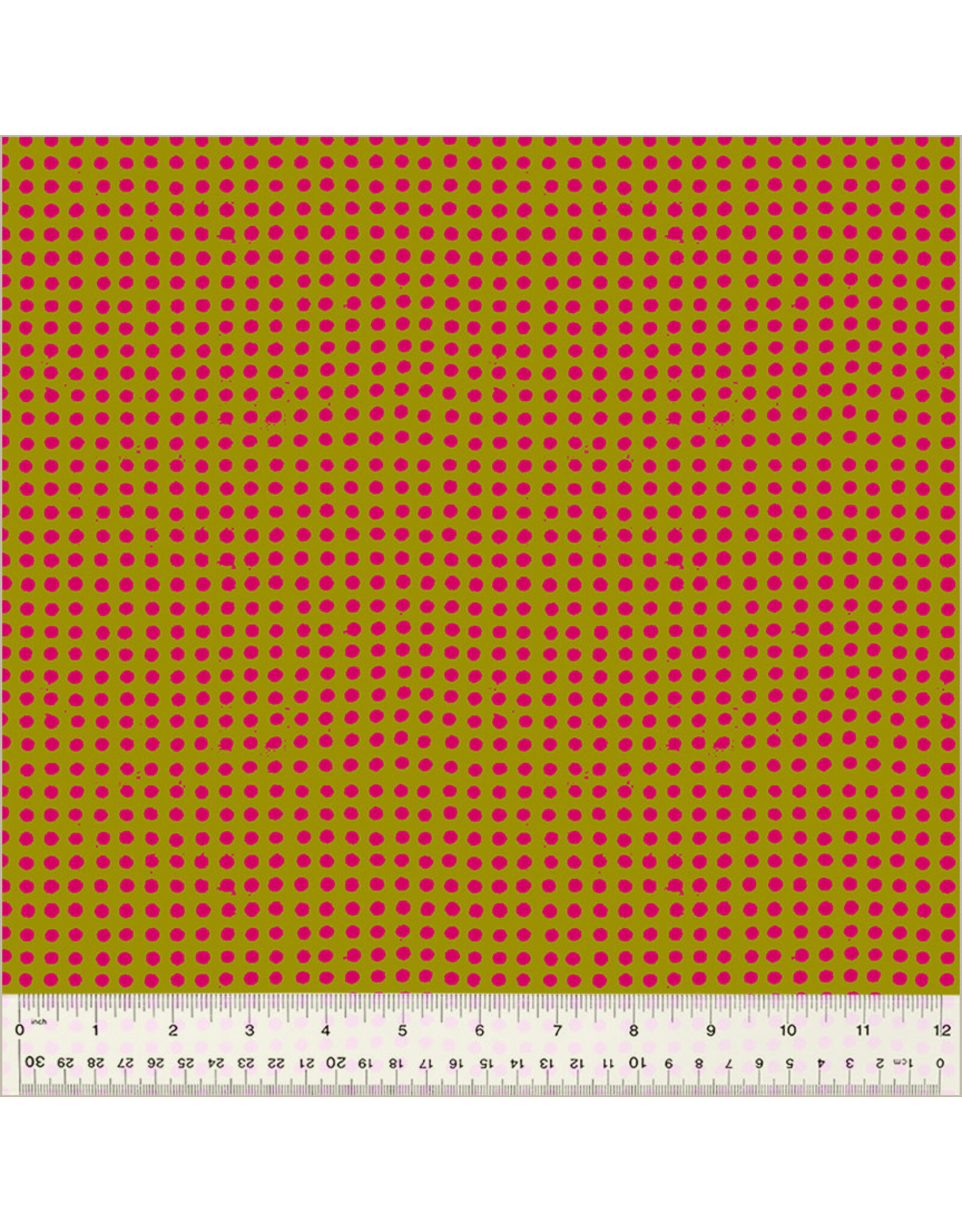 PD's Heather Ross Collection Ruby and Bee Blenders, Dots in Turmeric Dragonfruit, Dinner Napkin