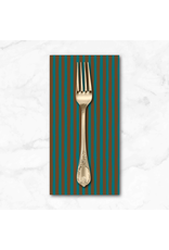 PD's Heather Ross Collection Ruby and Bee Blenders, Drawn Stripe in Provence  Brown, Dinner Napkin