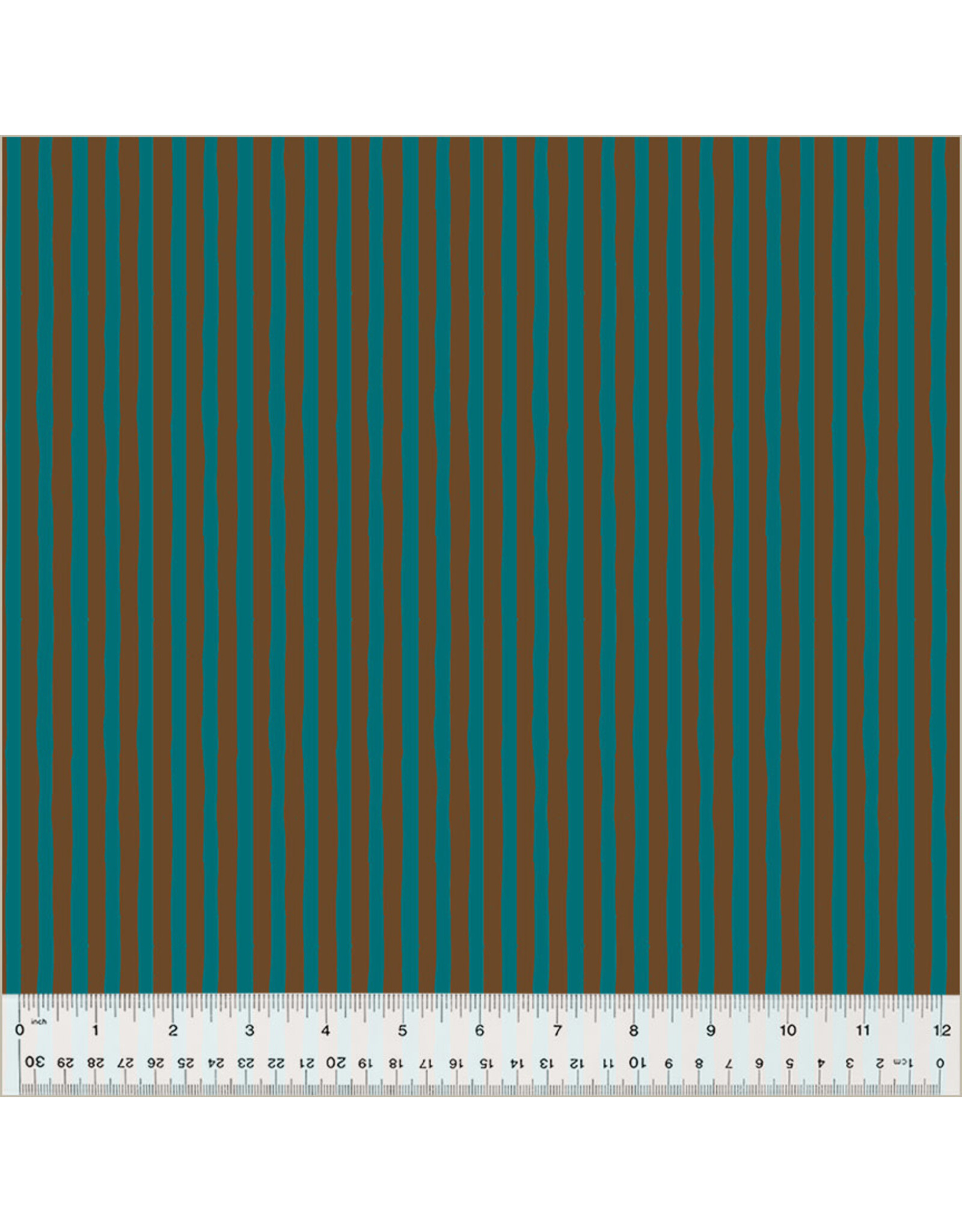 PD's Heather Ross Collection Ruby and Bee Blenders, Drawn Stripe in Provence  Brown, Dinner Napkin