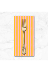 PD's Heather Ross Collection Ruby and Bee Blenders, Drawn Stripe in Turmeric Vervain, Dinner Napkin