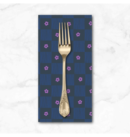 PD's Heather Ross Collection Ruby and Bee Blenders, Footpath in Indigo, Dinner Napkin