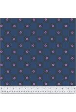 PD's Heather Ross Collection Ruby and Bee Blenders, Footpath in Indigo, Dinner Napkin