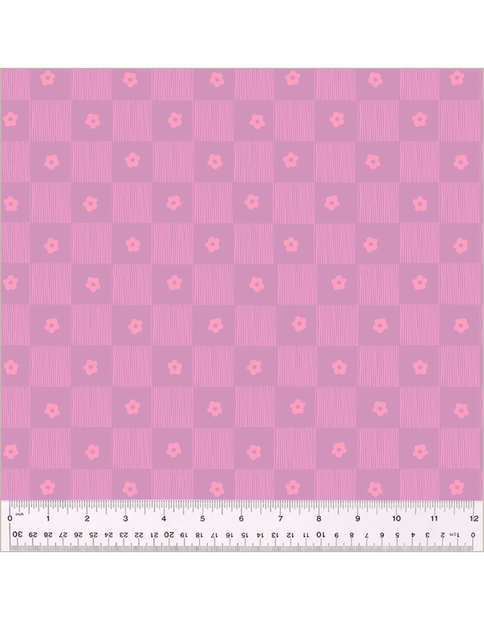 PD's Heather Ross Collection Ruby and Bee Blenders, Footpath in Lilac, Dinner Napkin