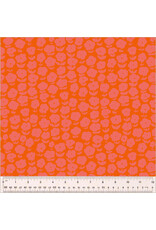 PD's Heather Ross Collection Ruby and Bee Blenders, Puffy Daisy in Capsicum, Dinner Napkin
