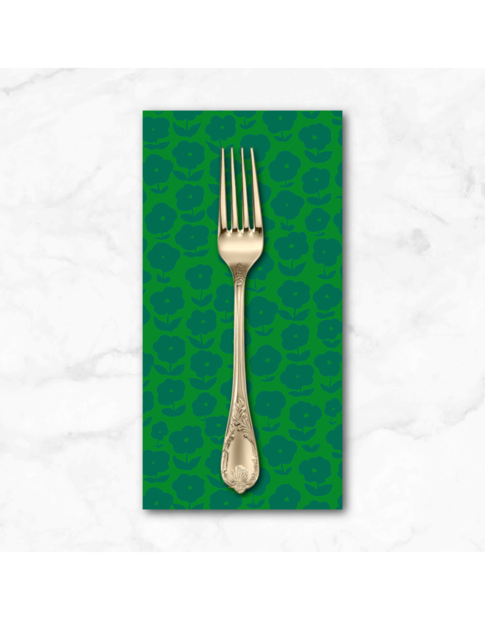 PD's Heather Ross Collection Ruby and Bee Blenders, Puffy Daisy in Ferns, Dinner Napkin